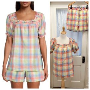 Two-piece Set in Delacey Plaid by Johnny Was